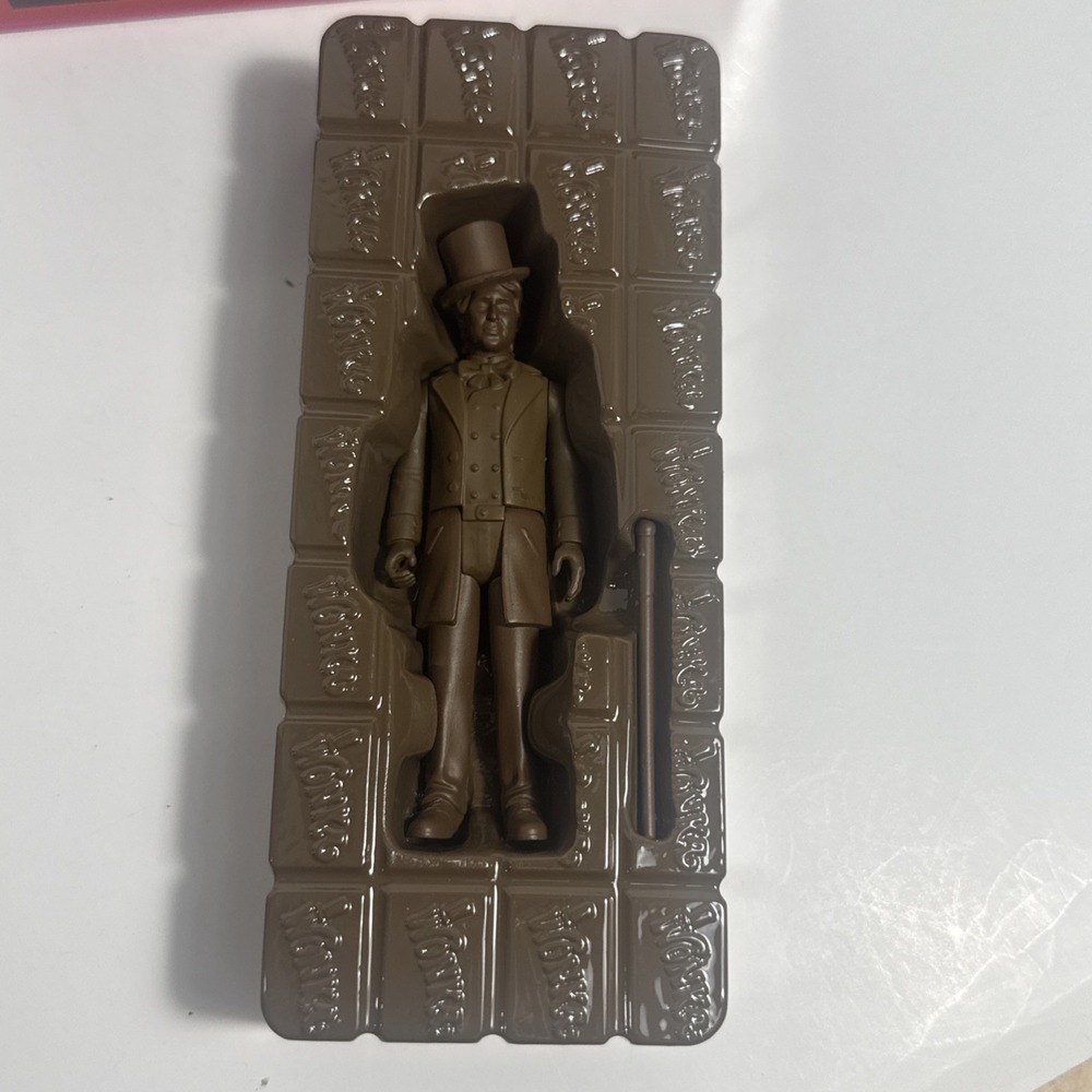 Willy Wonka and the Chocolate Factory Wonka Bar ReAction Figure Open Box - Picture 3 of 6